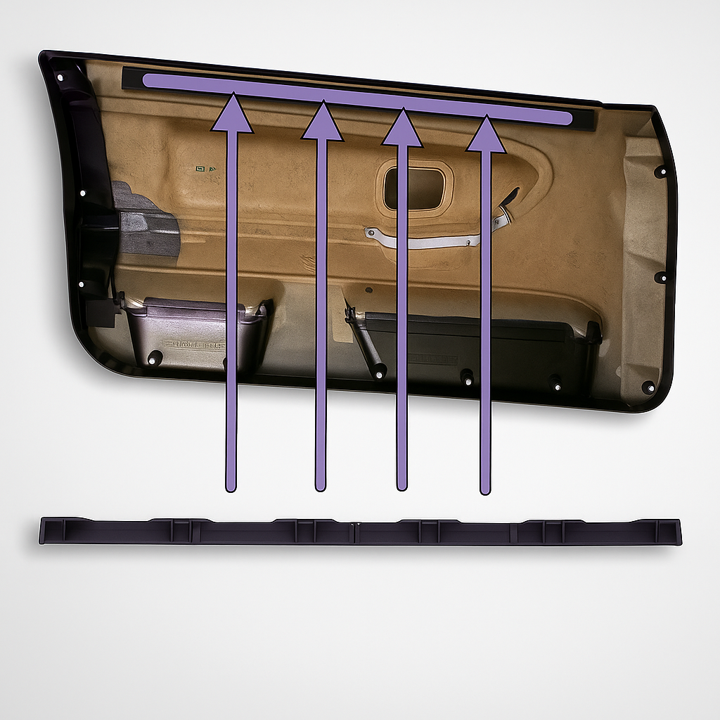 BMW E36 - Kit de Réparation Panneau de Porte - Coupé
