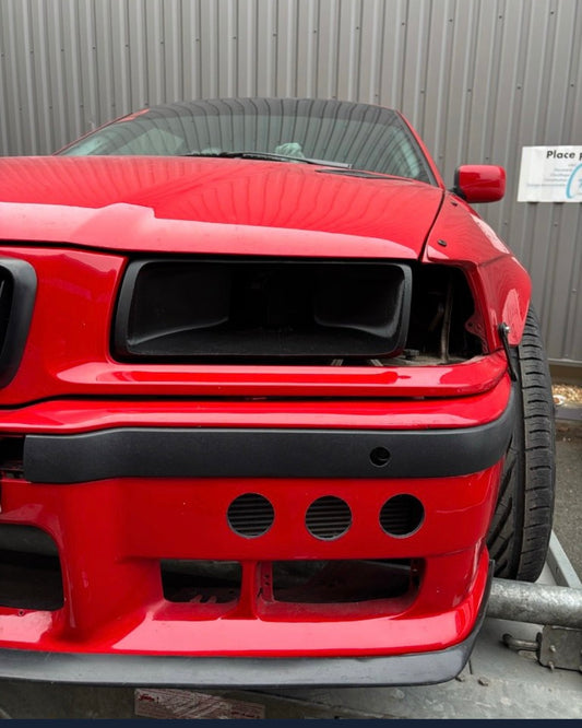 Entrée d’air BMW E36 – Remplacement de phare – Idéale turbo et boîte à air performance