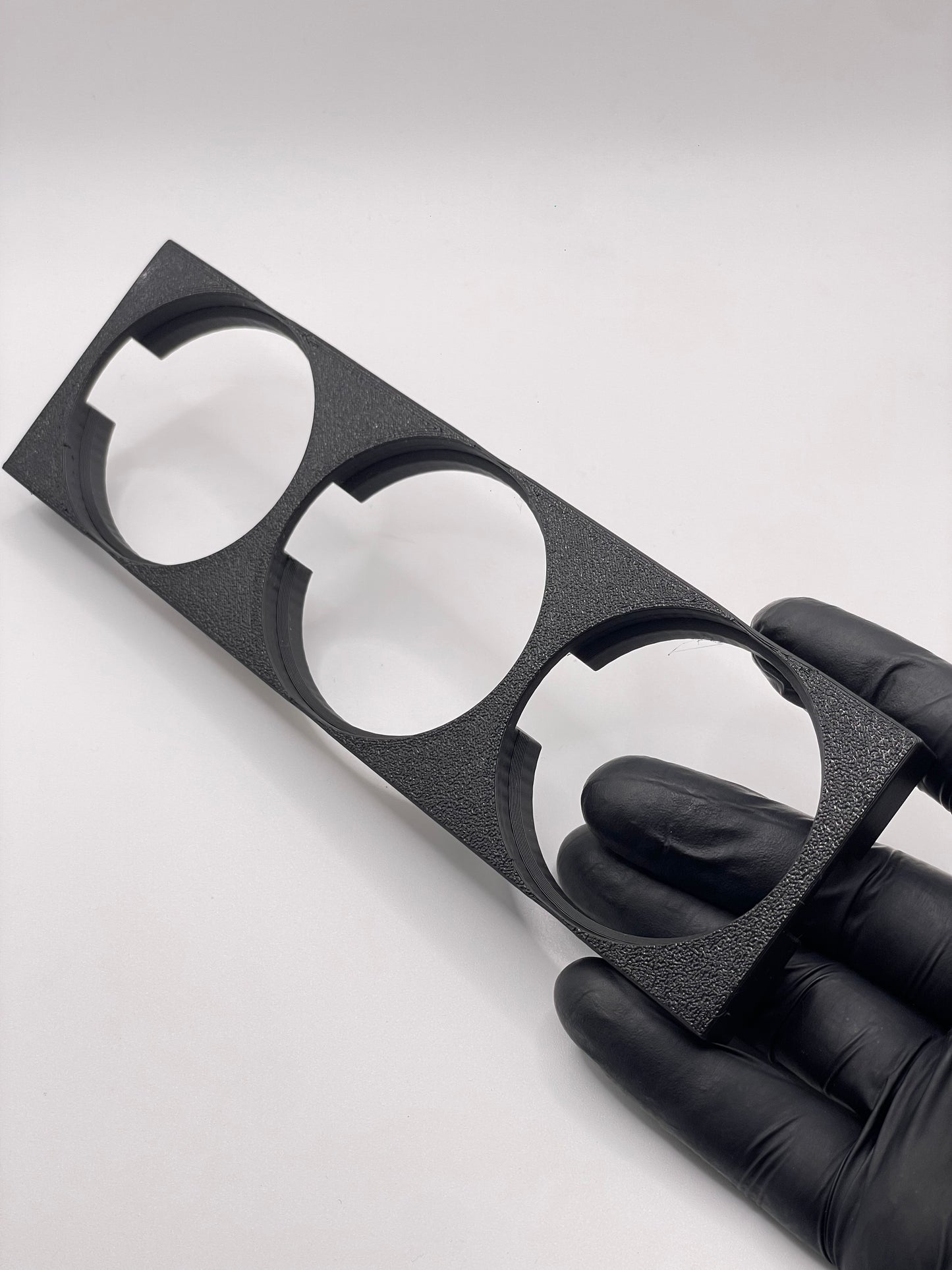 BMW E36 – Support Triple Manomètre 52mm à la place du Poste Radio – Accessoire Intérieur 3D